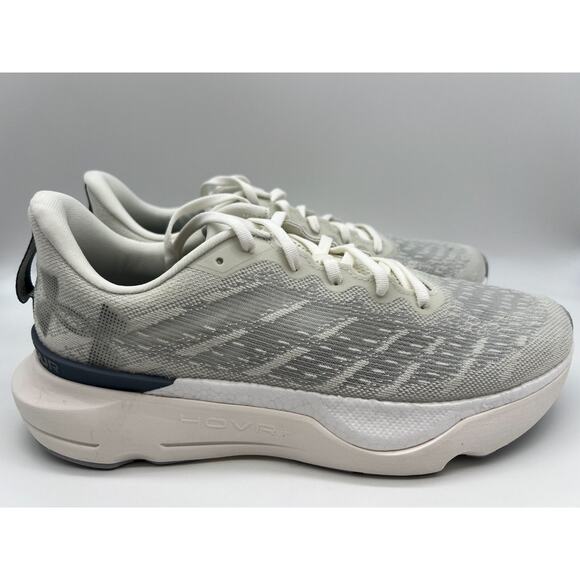 Under Armour HOVR Infinite Pro Breeze White Quartz 3027187-302 Men 10.5. - Picture 1 of 12